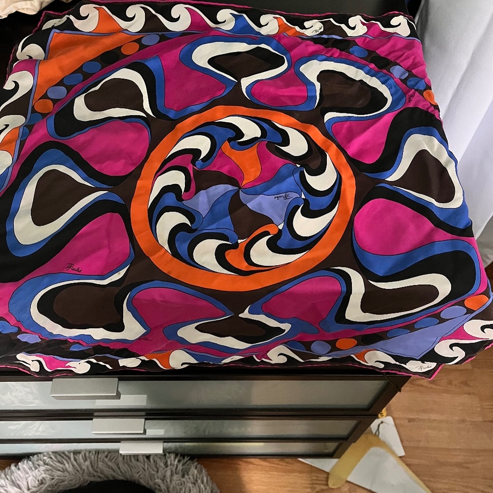 Emilio Pucci silk scarf